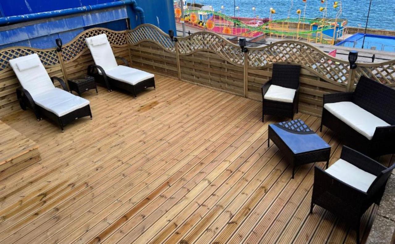 Sea View Apartment Large Balcony Whirlpool Bath 2 Bedrooms Sky Glass Tv 布里德灵顿 外观 照片